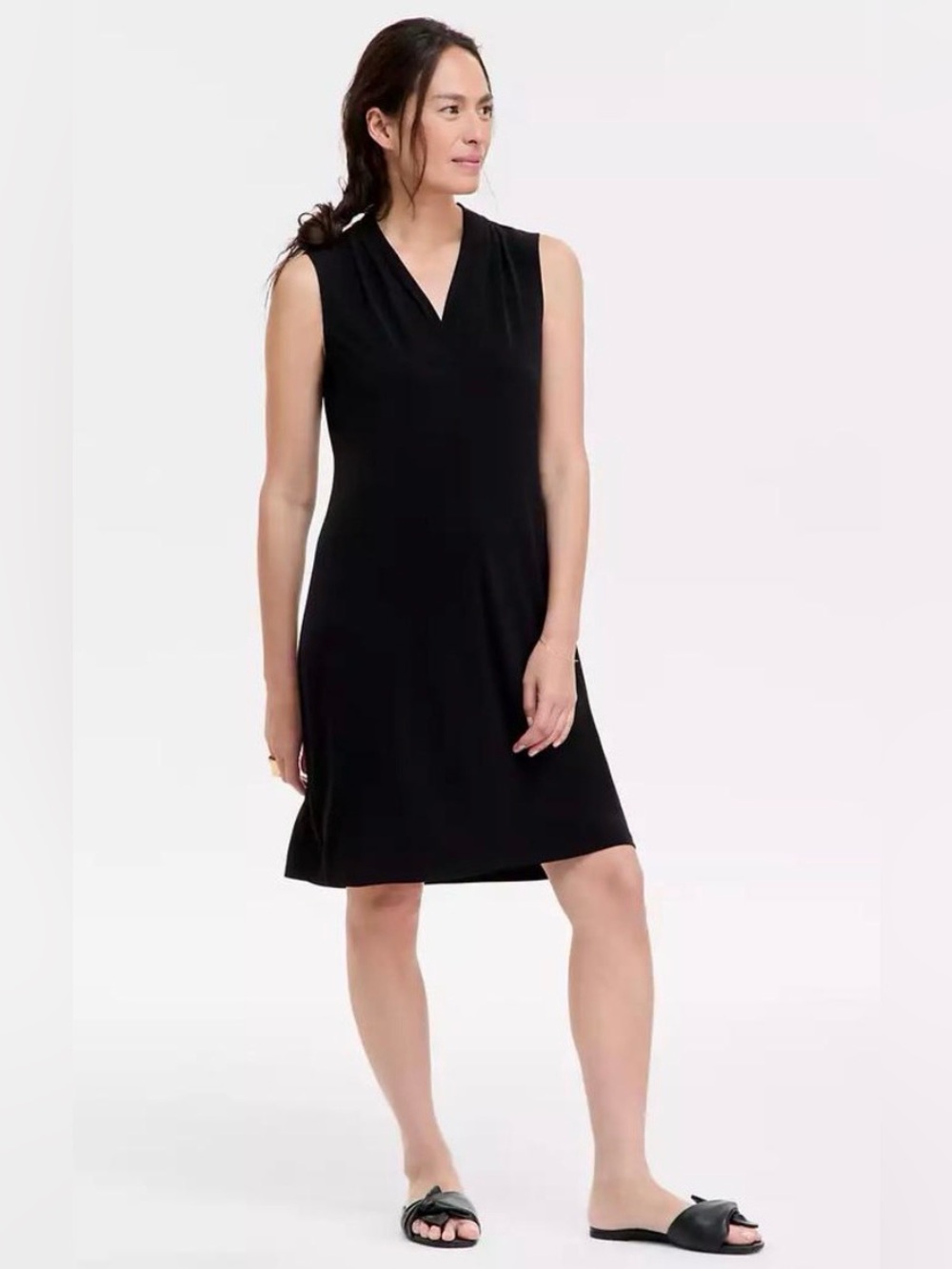 JM Collection
Women's V-Neck A-Line Dress, Exclusively at Macy's